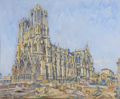 Cathedrale De Reims Cote Sud