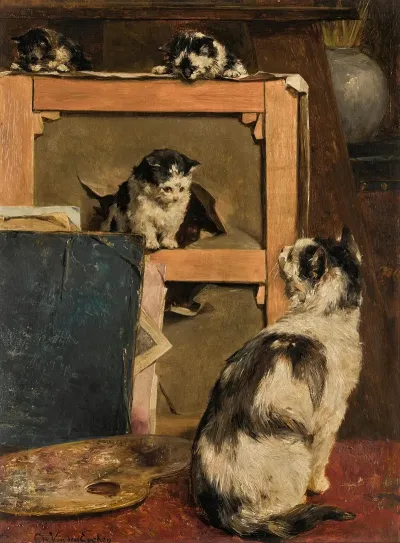 Cats At Play