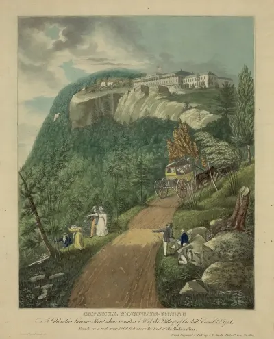 Catskill Mountain House A Celebrated Summer Hotel About 12 Miles S W Of The Village Of Catskill Greene Co N York