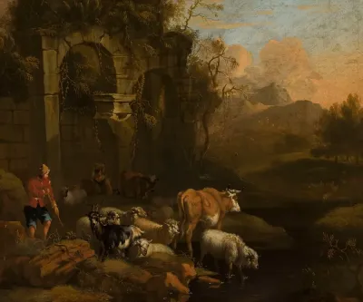 Cattle At The Waterhole 3