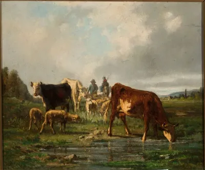 Cattle At The Waterhole