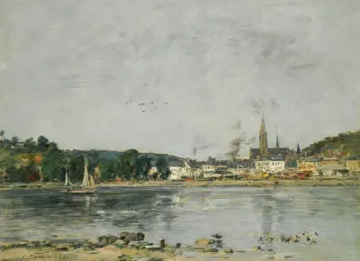 Caudebec En Caux Le Quai De La Seine
