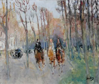 Cavaliers Au Bois De Boulogne