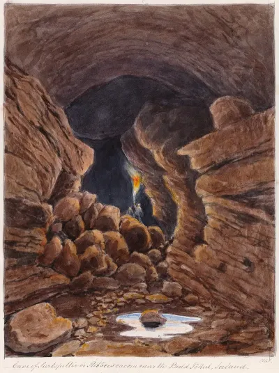 Cave Of Surtshellir Or Robbers Cavern Iceland 2