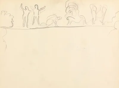 Cave Of The Golden Calf Figure Studies