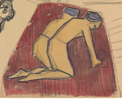 Cave Of The Golden Calf Kneeling Figures