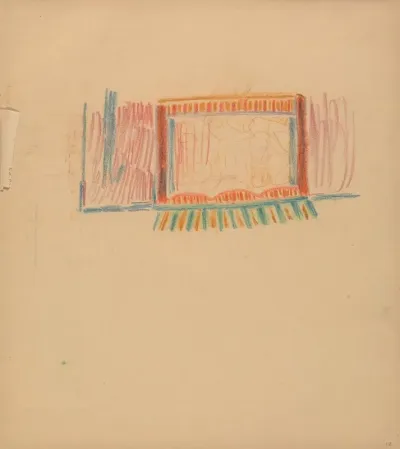 Cave Of The Golden Calf Study For Stage