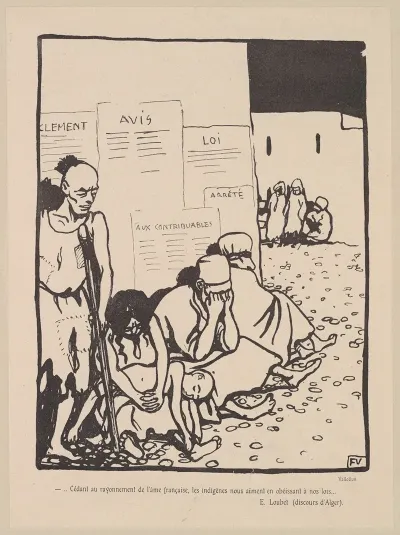 Cedant Au Rayonnement De Lame Francaise Les Indigenes Nous Aiment En Obeissant A Nos Lois
