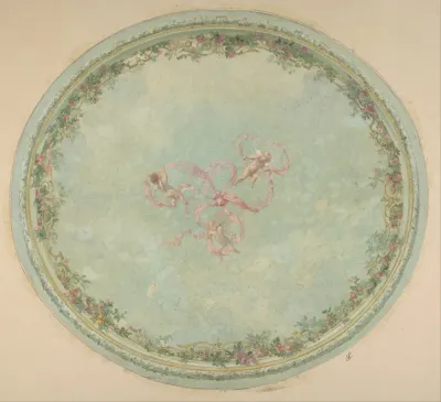 Ceiling Design For The Pless Chateau Silesia