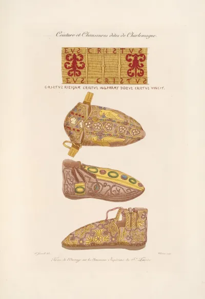 Ceintures De Chaussures Dites De Charlemagne