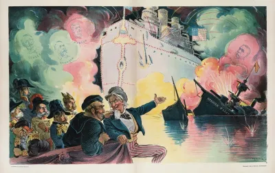 Celebrating July 4th 1898 The Triumph Of The American Battle Ship