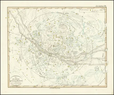 Celestial Map Of The Northern Hemisphere
