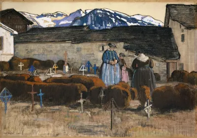 Cemetery In The Valais