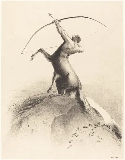 Centaur Visant Les Nues Centaur Aiming At The Clouds