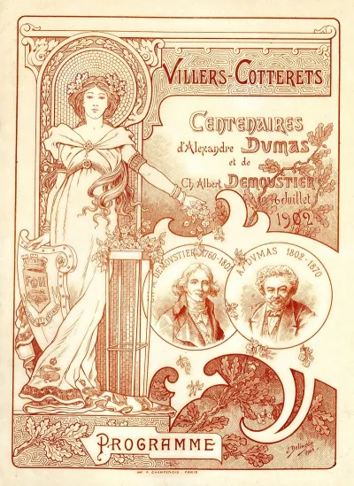 Centenaires Dalexandre Dumas Et De Ch Albert Demoustier