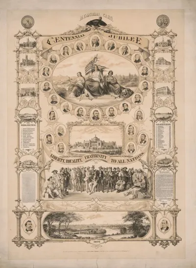 Centennial Jubilee Memorial Card 2