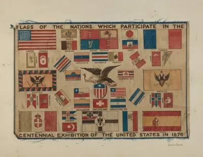 Centennial Textile Flag