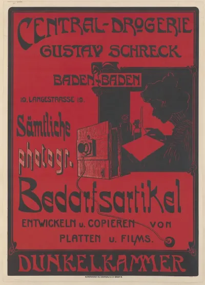 Central Drogerie Gustav Schreck Baden Baden Samtliche Photogr Bedarfsartikel