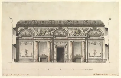 Central Salon Of The Alexander Palace At Tsarskoe Selo