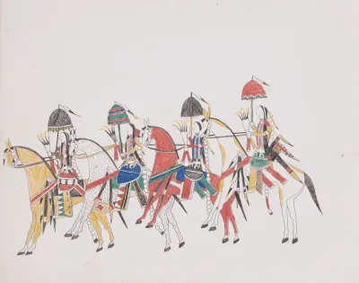 Ceremonial Procession Scene