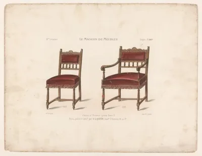 Chaise Et Fauteuil Genre Henri Ii
