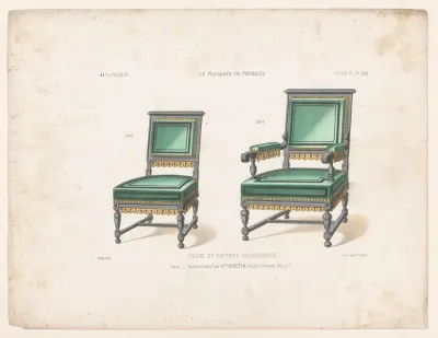Chaise Et Fauteuil Renaissance