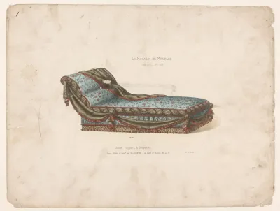 Chaise Longue A Draperies
