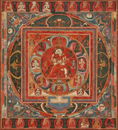 Chakrasamvara And Vajravarahi Mandala