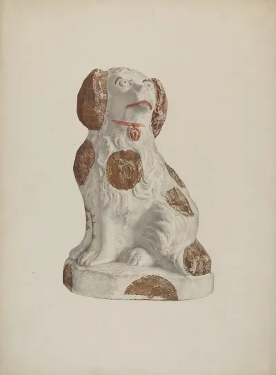 Chalkware Dog 2