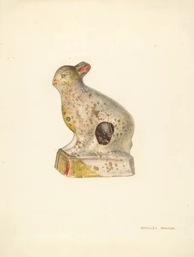 Chalkware Rabbit 3