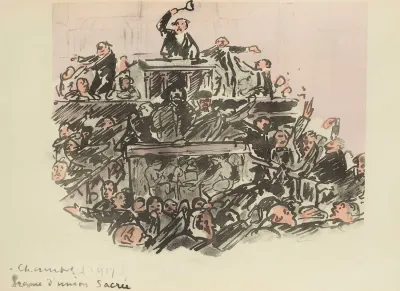 Chambre 1917 Seance Dunion Sacree