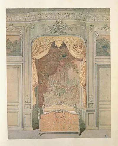 Chambre A Coucher Transition Louis Xv A Louis Xvi