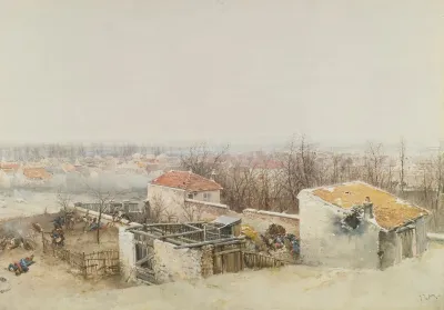 Champigny A Study For The Panorama Of The Battle Of Champigny