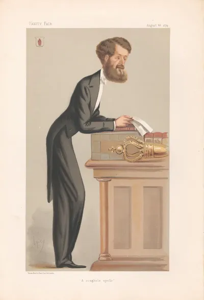 Chancellors Of Exchequer A Scagliola Apollo Beach 22 August 1874