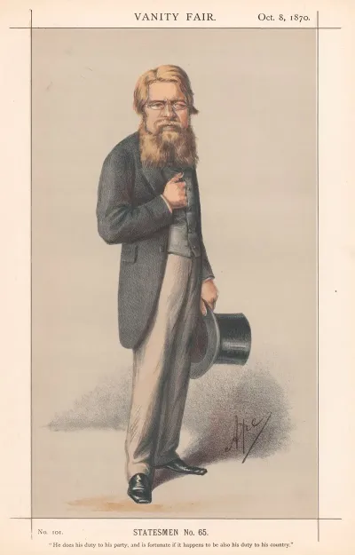 Chancellors Of Exchequer Statesmen No 65 He Does His Duty Of His Party Nothcote 8 October 1870