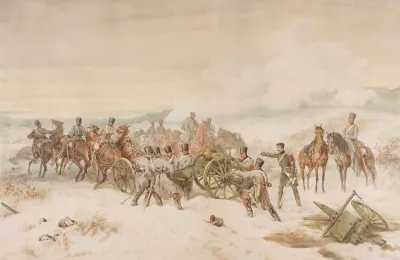 Changing Positions During The Battle Of Wawer In 1831