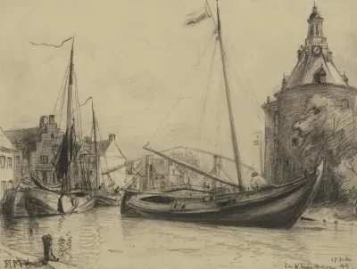 Channel With Fishing Boats
