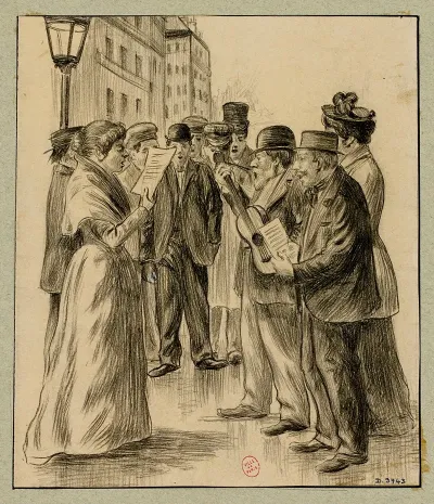 Chanteurs Et Musiciens Ambulants