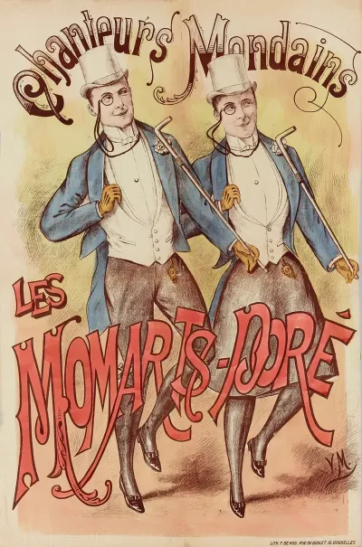 Chanteurs Mondains Les Momarts Dore