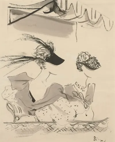 Chapeaux De Caroline Reboux Robe Et Cape De Louise Boulanger