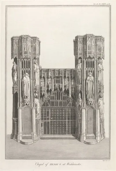 Chapel Of Henry V At Westminster