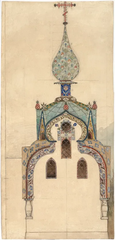 Chapel On The Grave Of Andrey Mamontov 1869 1891 In Abramtsevo