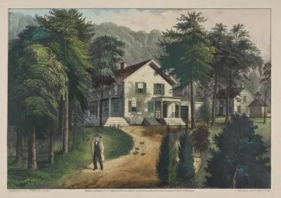 Chappaqua Farm West Chester County N Y The Residence Of The Hon Horace Greely