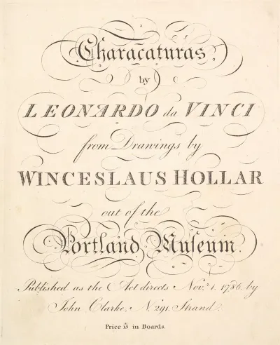 Characaturas By Leonardo Da Vinci Pl 01
