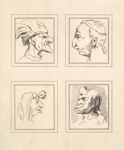 Characaturas By Leonardo Da Vinci Pl 05