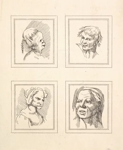 Characaturas By Leonardo Da Vinci Pl 06