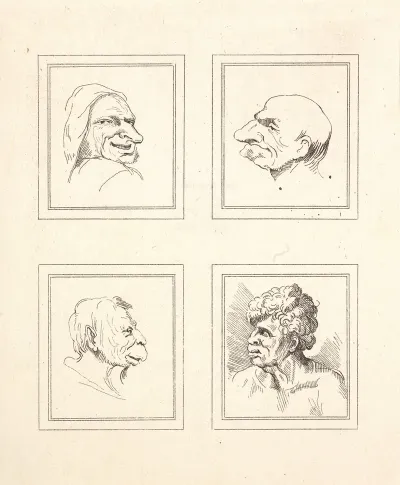 Characaturas By Leonardo Da Vinci Pl 10