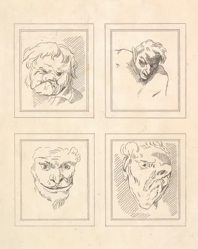 Characaturas By Leonardo Da Vinci Pl 11