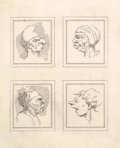 Characaturas By Leonardo Da Vinci Pl 13