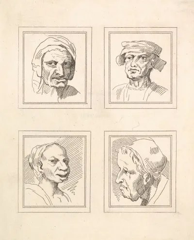 Characaturas By Leonardo Da Vinci Pl 15